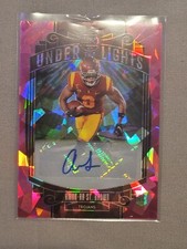 2021 Legacy AMON-RA ST. BROWN #UL-AS RC Under The Lights Auto Pink Crack Ice /10