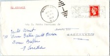 Netherlands 60c Queen Wilhelmina 1949 Amsterdam Airmail to Warren, R.I. Forwarde