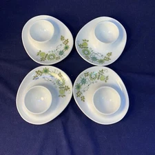 4 Vintage MCM Figgjo Flint Market  Egg Cups Turi Gramstad Oliver-NORWAY