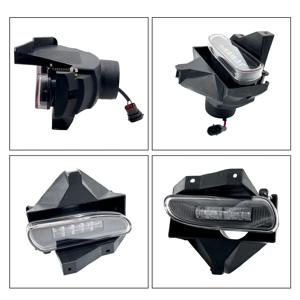 Clear LED Fog Lights Bumper Lamps For 1999 2000 2001 2002 2003 2004 Ford Mustang - Изображение 4 из 4