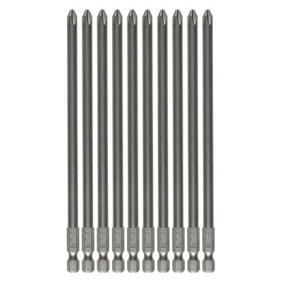 VESTTIO Phillips Cross Slot PH2#2 Long Screwdriver Bit Set 10PCS 1/4 Inch Hex...