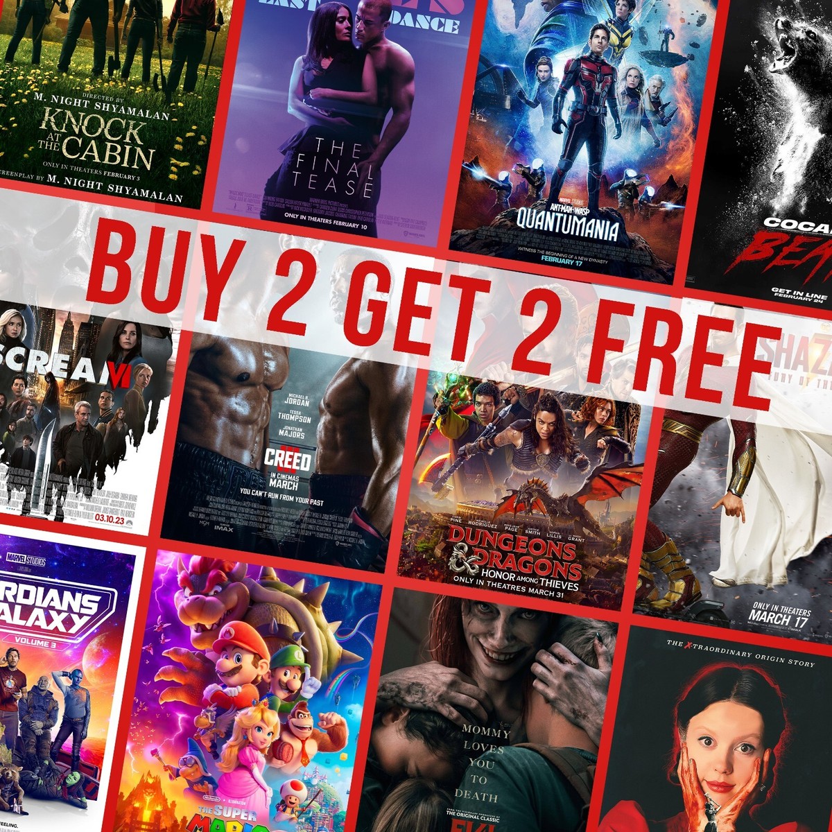 Movie Posters Best Of 2023 Movies So Far Wall Art Picture Print