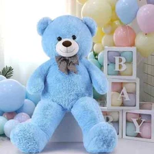 Giant Teddy Bear, 47in Big Teddy Bear Stuffed Animals Plush, 4 Feet Large