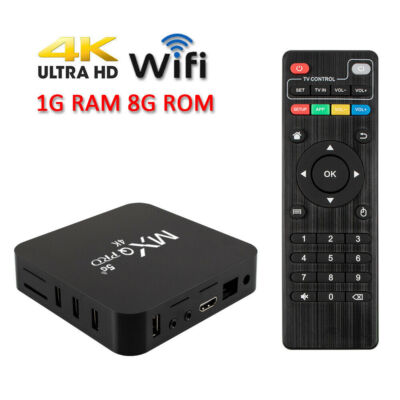 2022 HK1 RBOX Android 12 TV Box 4+64 GB Quad Core 6K HD Media