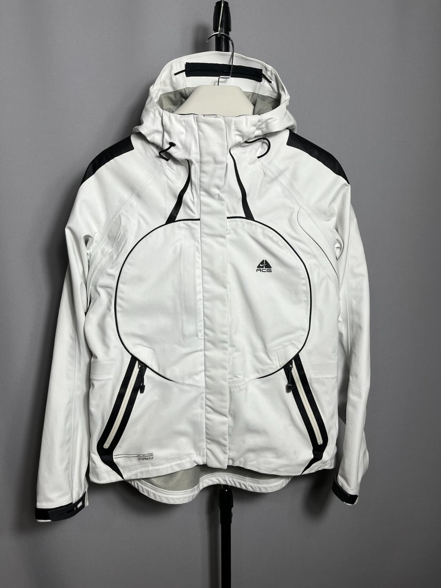 Vintage 00s NIKE ACG Women's RECCO Ski Jacket Gore-Tex White Sz L