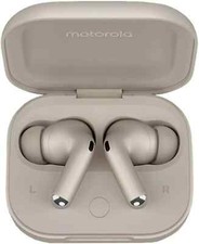 MOTOROLA buds Cream Sound by Bose, Dual Dynamic Drivers, 48dB ANC True Wireless