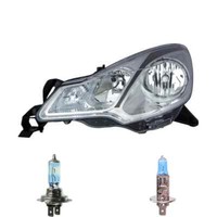Halogen Scheinwerfer Rechts H7/H1 Chrom FüR CitroëN C3 II Inklusive Lampen