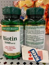 Natures Bounty Biotin 5,000mcg 100 Softgels