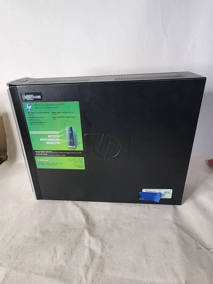 hp pavilion slimline s5310f Amd Athlon X2 250 4gb Ram 640gb Hdd Optical Win10 - Image 4 of 4