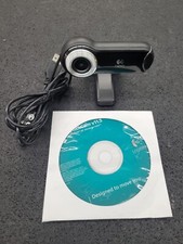 Logitech QuickCam Pro 9000 HD USB Webcam V-UBM46 Carl Zeiss 2MP Autofocus Lens