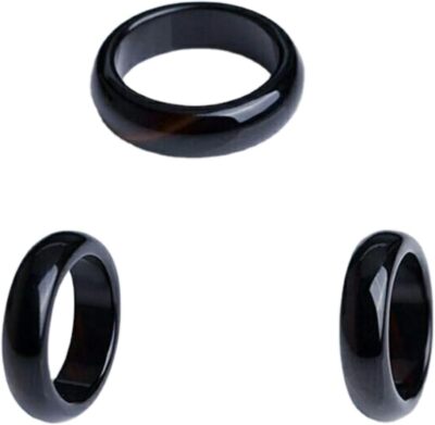Natural A Grade Jade Band Burma Jade Ring for Women Men, Myanmar Jadeite Jewelry