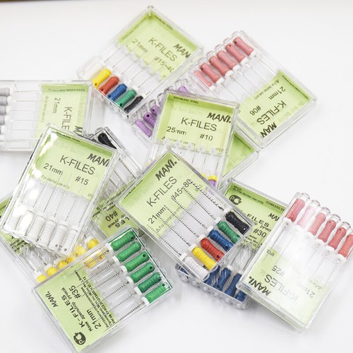 5 Packungen Dental K-Feilen 31/25/21 mm Handfeilen Endodontie Edelstahl - Bild 13 von 29