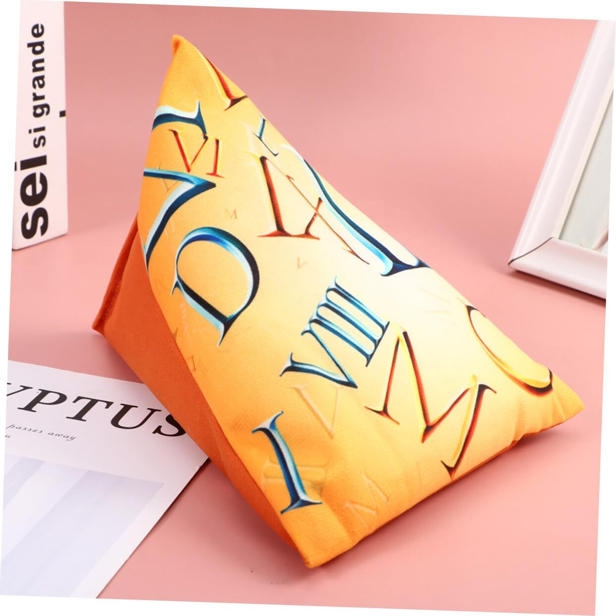 Tablet Pillow Holder Bed Soft Pillow Stand for Tablet/Phone Desk Cushion Pad