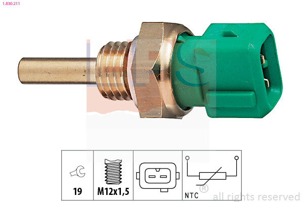 Eps 1.830.211 Sensor, Coolant Temperature For Daihatsu Mazda Suzuki Toyota-image