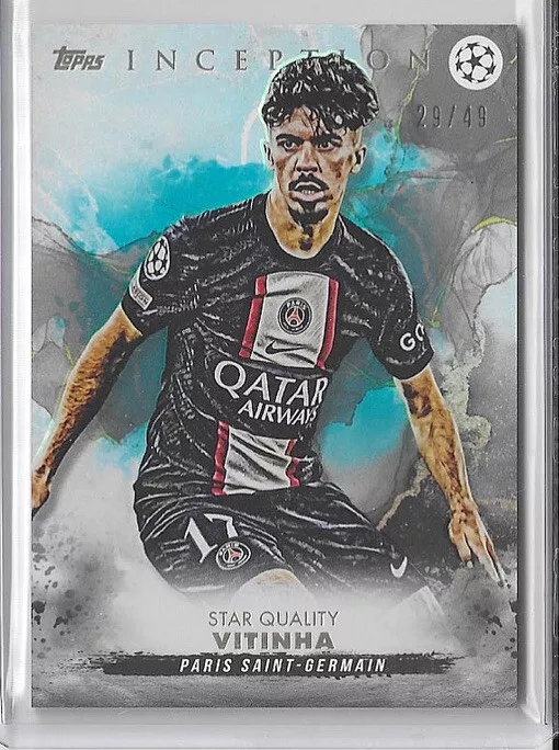 2022-23 Topps Inception UEFA Vitinha Star Quality Auto Blue /49