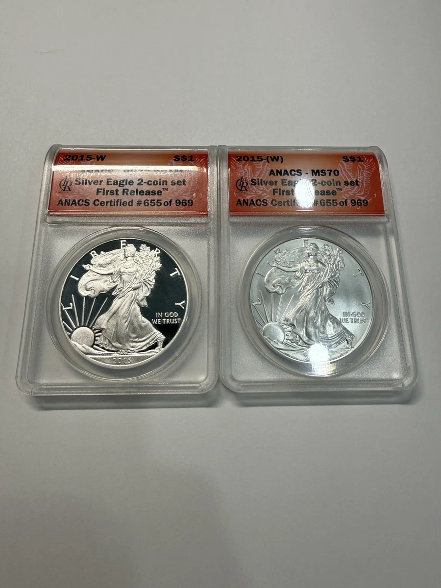 American Eagle MS 70 Graded 2015 Silver Bullion Coins for sale | eBay