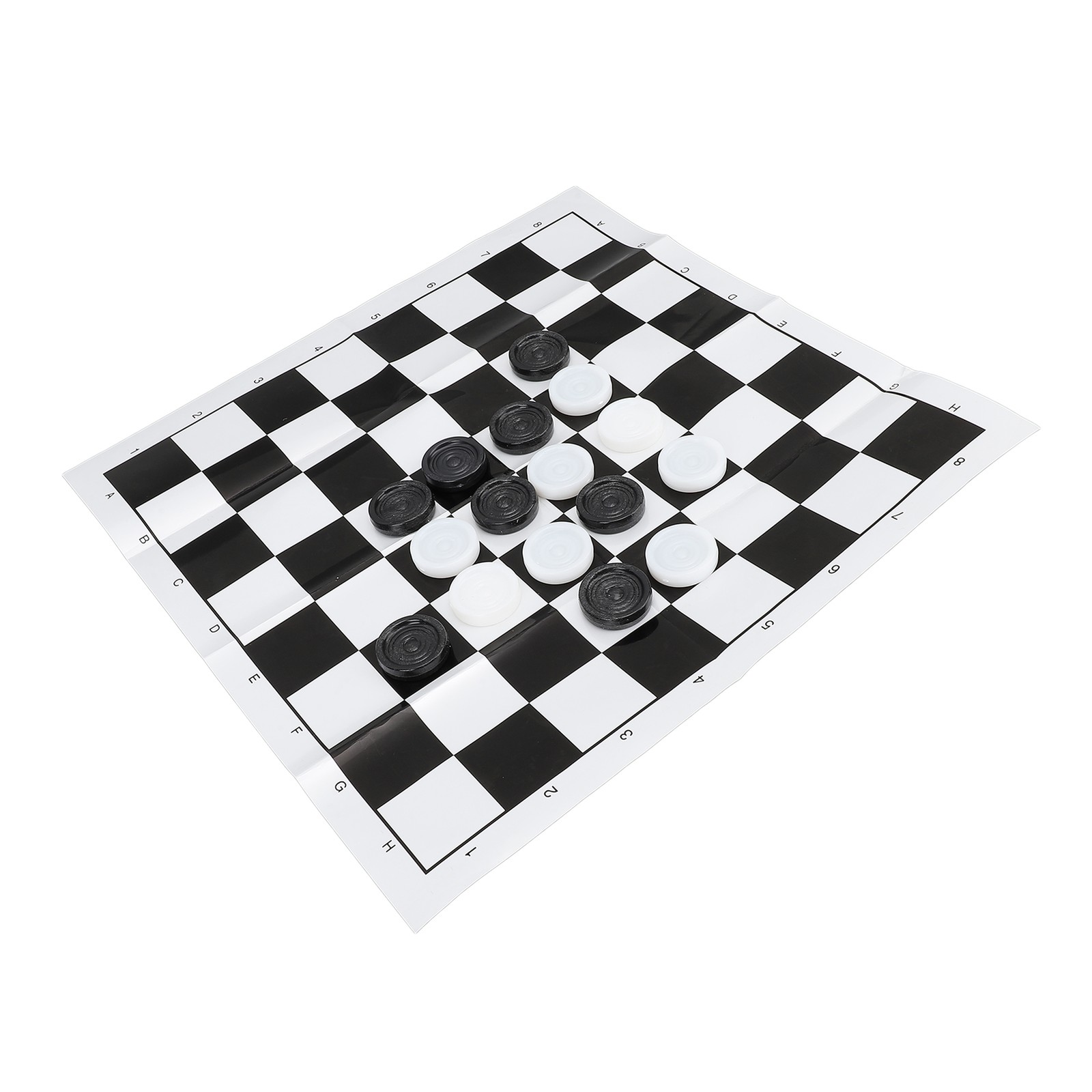 2 In 1 International Chess Set Folding Portable Reversible Chinese Chess Chec //