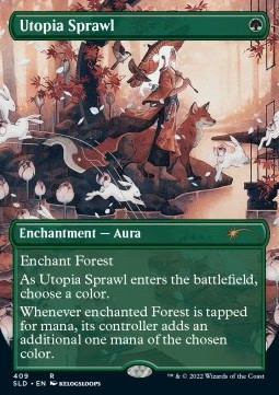 Magic/MTG Utopia Sprawl SLDJS-409 Rare Englisch Excellent