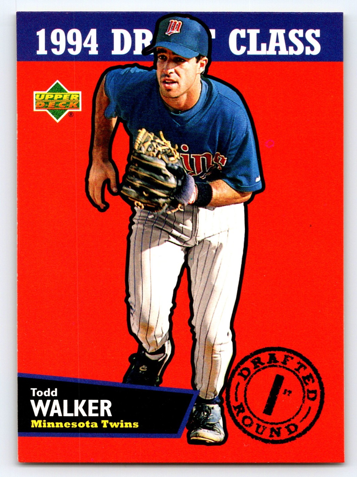 1995 Upper Deck Minor League Top Prospect Todd Walker #220 (RC) 