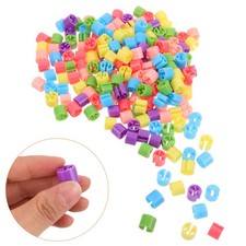 180 Pcs Color Hanger Mark Buckle Tags for Clothing Hangers Garment Accessories