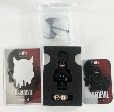 LEGO Marvel Jin Custom Daredevil Born Again Daredevil Black Suit Minifigure NEW