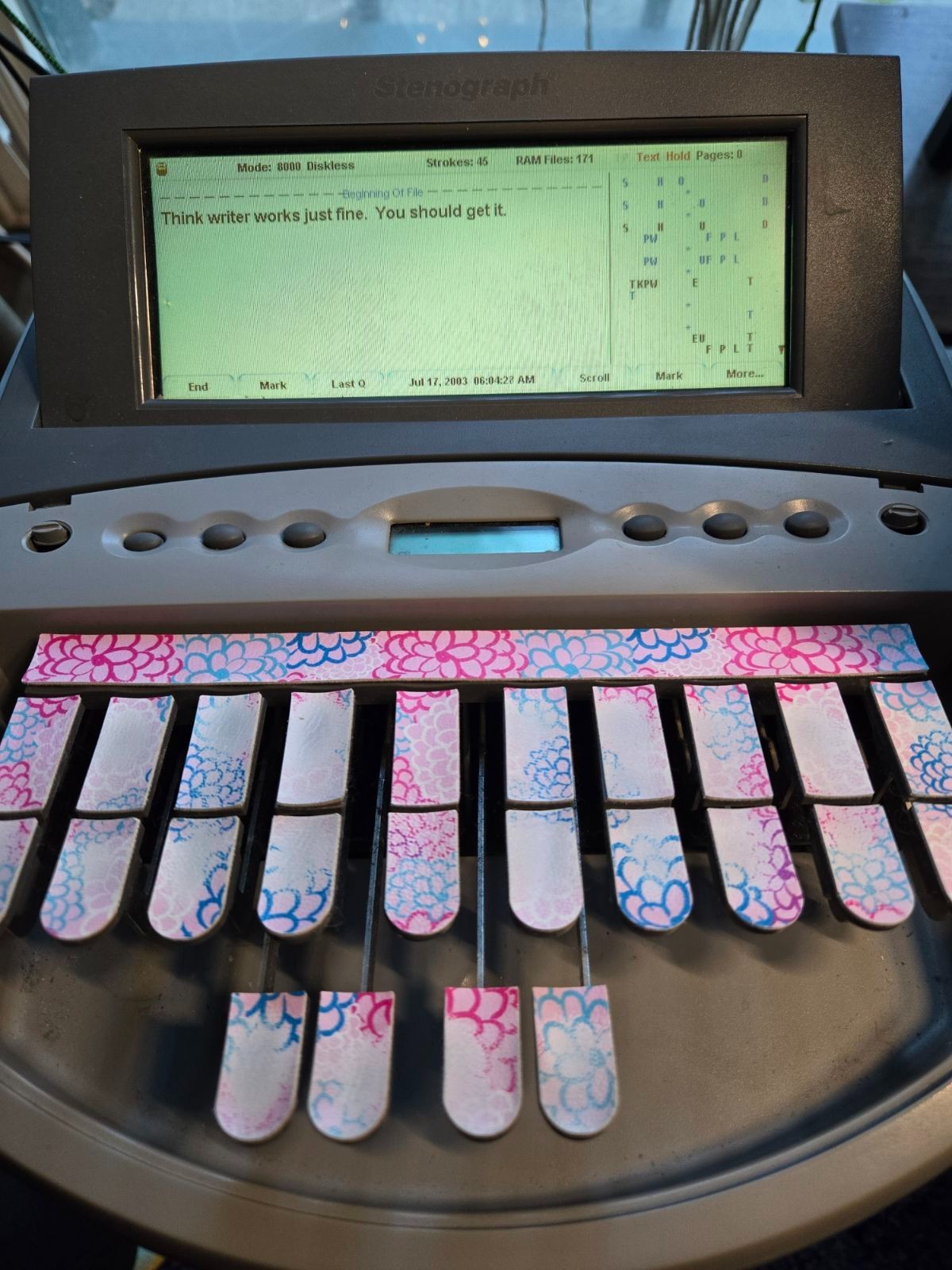 Stenograph Elan Mira G2 Writer  Machine- Works Without Issue!