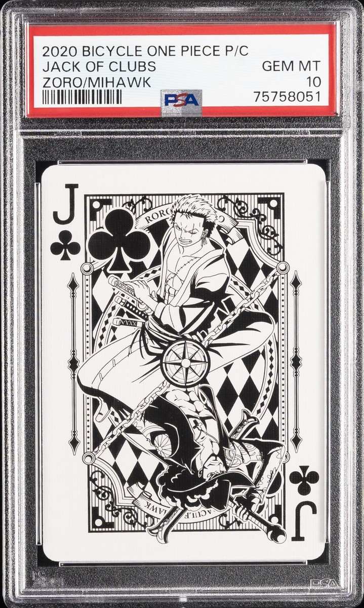2020 BICYCLE ONE PIECE PLAYING CARDS JACK OF CLUBS PSA 10 | eBay