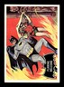 1966 Topps Batman (Black Bat Logo) #51 Flaming Welcome VG CS