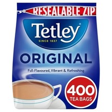 Tetley Tea 400 Tea Bags Original Smooth Master Blended Classic Tea 0.04 per strip