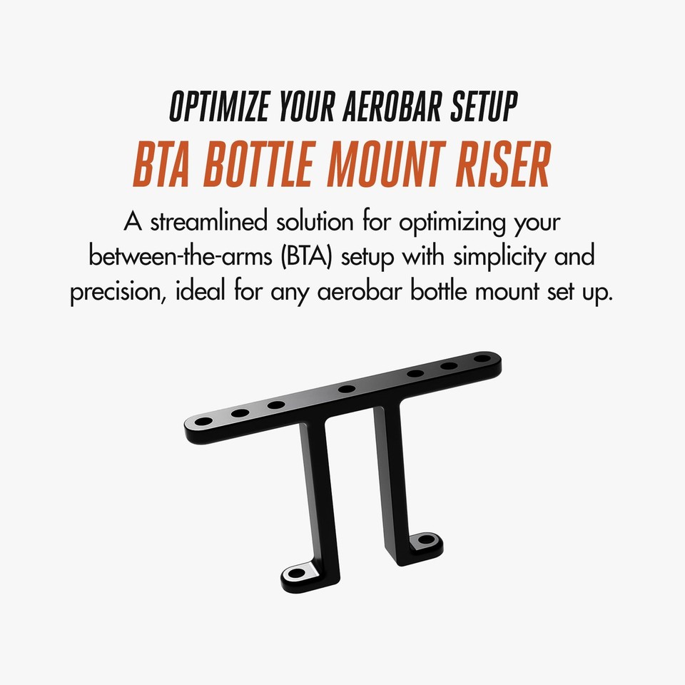 Triathlon Riser TRIRIG BTA Riser for Triathlon Bike Water Bottle Cage Front Aerobar ...