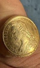 Vintage 14K Gold Maria Theresa Thaler Coin Ring | 585 Hallmarked | Non-Magnetic