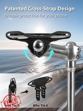 Bone Bike Tie 6 Handlebar Phone Mount 4.7-7.2" Silicone