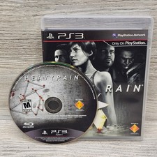 Heavy Rain PS3 PlayStation 3 Video Game Interactive Drama Thriller Tested