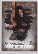 2016 Topps WWE Undisputed Divas Revolution Bronze 19/99 Alicia Fox #DR-7 0ad