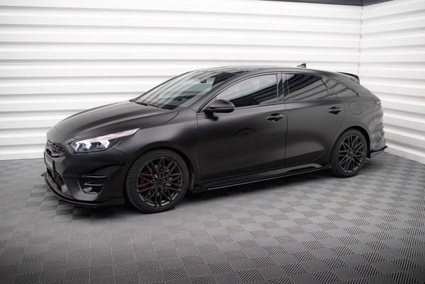 Seitenschweller Ansatz (Paar) Passend FüR Kia Proceed Gt / Gt-Line Mk1 Fl / Ceed-image
