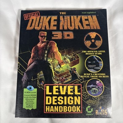Duke Nukem 3D Level Design Handbook + CD-ROM  3D Realms Official Like New