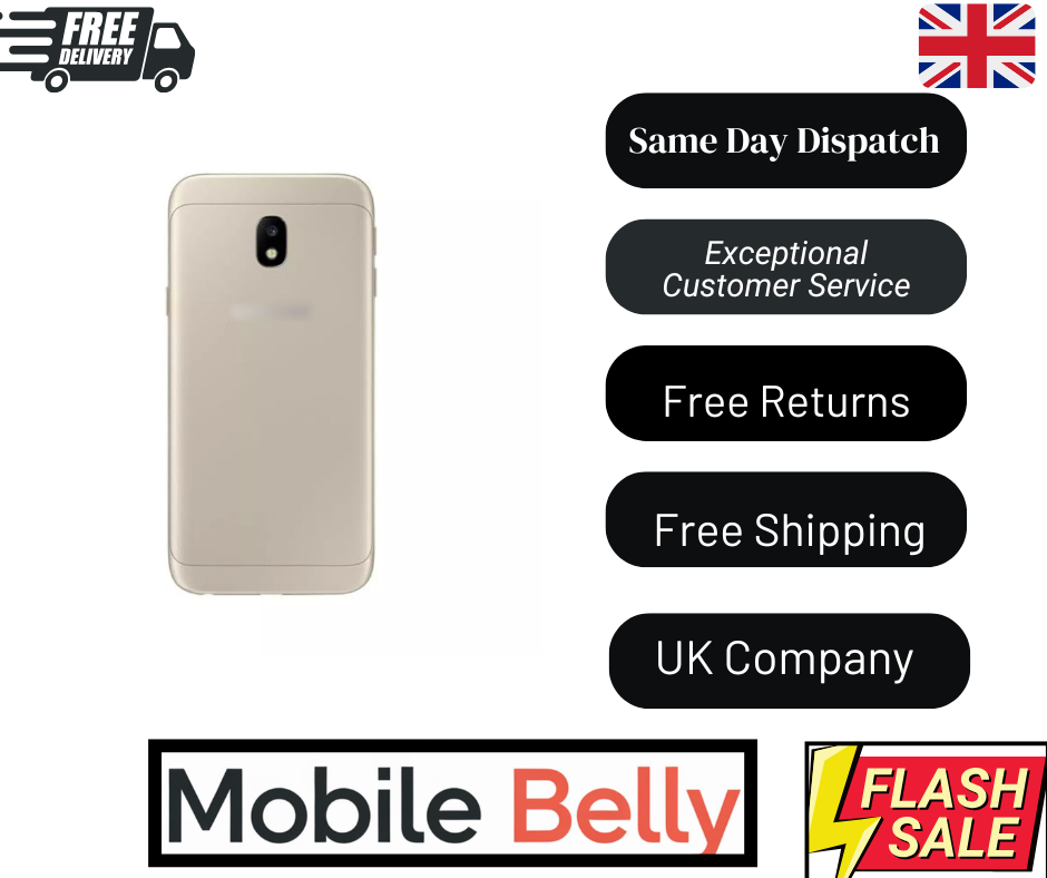 Samsung Galaxy J3 Pro / J330 / J3 2017 Replacement Battery Back Cover ? Gold