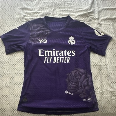 adidas Real Madrid Y-3 Jude Bellingham #5 Purple Jersey