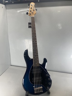 Ernie Ball Music Man StingRay5 HH 5-String Electric Bass-Pacific Blue Burst