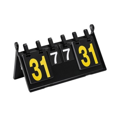 FLIP -Anzeigetafel 4 -Ziffern -Score -Tokal für Baseball Sports Games Soccer