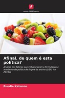 Afinal, De Quem é Esta PolíTica? Bundie Kabanze Taschenbuch Portugiesisch 2026