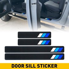 4x For Toyota Car Accessories Door Sill Scuff Protector Plate Panel Step Covers