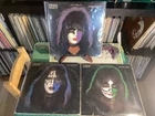 KISS SOLO ALBUM LOT - Criss, Stanley, Frehley 3 Vinyl LPs Cleaned & Tested VG!