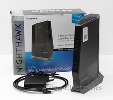 NETGEAR Nighthawk CAX80 AX6000 8-Stream Wi-Fi 6 Cable Modem Router