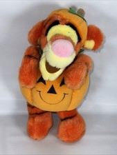 Disney Tigger Halloween Pumpkin Costume 12 Plush Stuffed Animal Toy