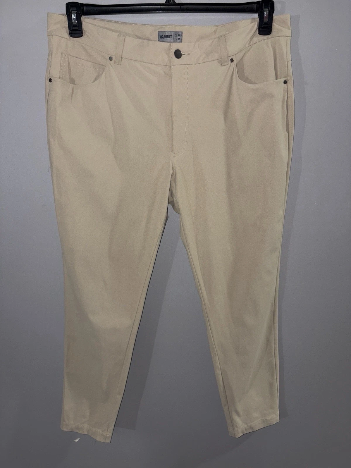 VRST Pants Mens 40x30 5 Pocket Limitless Performance Stretch Khahi Tapered Leg