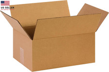 Shipping Boxes Medium 14"L X 10"W X 6"H, 25-Pack  Corrugated Cardboard