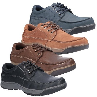 Herren Hush Puppies Tucker Leger Schnürschuhe Smart Leder Schuhe Größen 6 bis 12