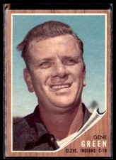 1962 Topps Baseball Gene Green Indians 78