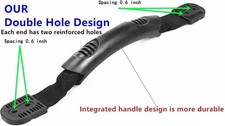 4 Pack Double Hole Kayak Carry Handles with Hardware for Ocean Kayak Lifetime...